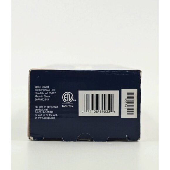 Conair Double Ceramic 3 Barrel Curling Iron Hair Waver White / Rose Gold - Picture 11 of 11